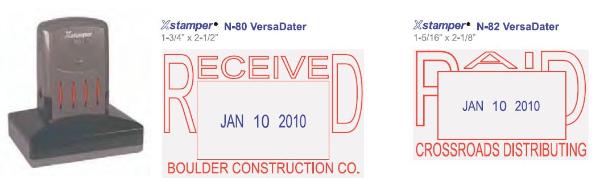 stamp with date feature